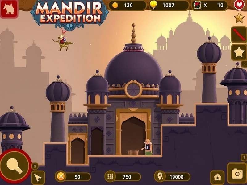 Explore ancient temples in Mandir Expedition Mandir Expedition Game Screenshot
